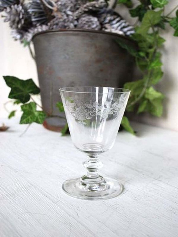 Roses rødvin glass