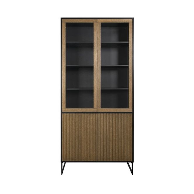 Hovedbilde Englesson Line Burned Walnut Vitrineskap