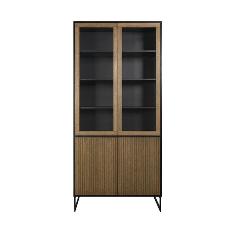 Englesson Line Burned Walnut Vitrineskap