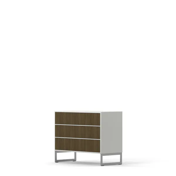 Kommode Walnut line 3 skuffer*